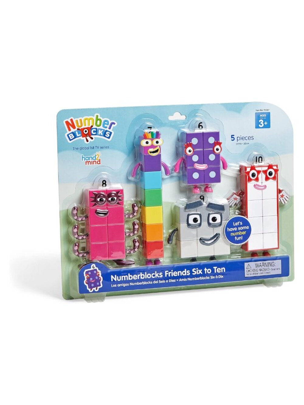 Numberblocks Friends Six to Ten Figures Official Licensed Set Counting Toy
